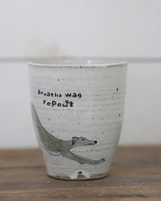 Breath, wag, repeat – Whippet