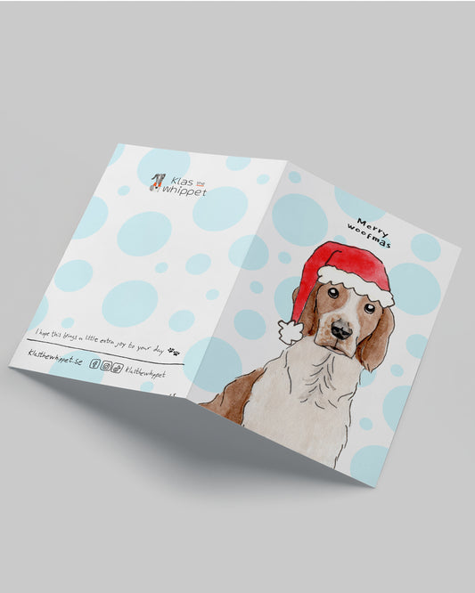 Merry woofmas - Welsh Springer Spaniel