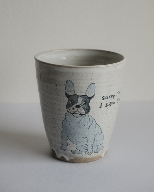 Sorry I’m late – French bulldog