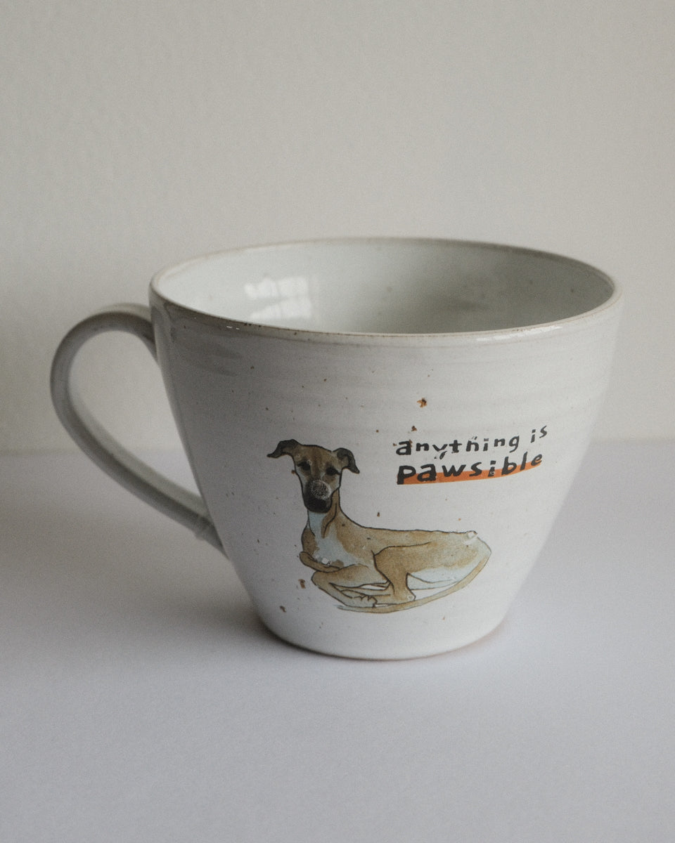 Anything is pawsible – Whippet