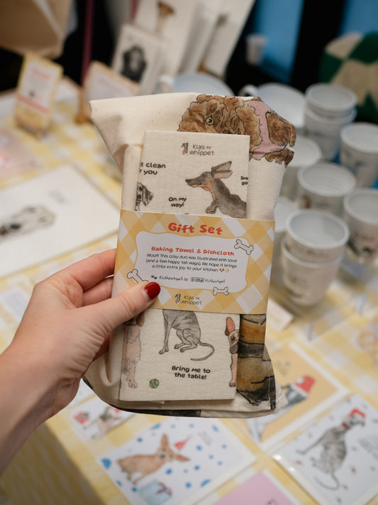 Gift Set - Tea Towel & Dishcloth