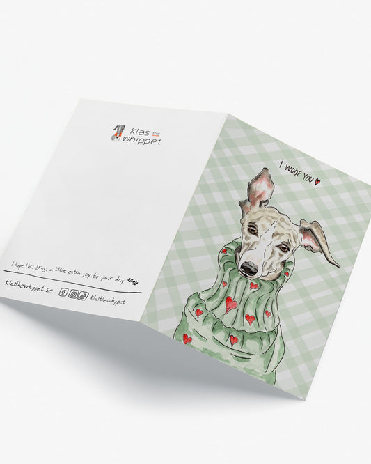 I woof you (valentines day 2026) - Whippet