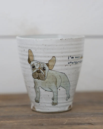 I’m not lazy – French bulldog