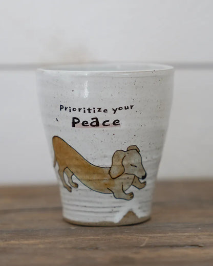 Prioritize your peace – Dachshund