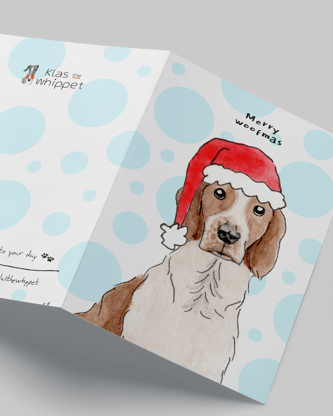 Merry woofmas - Welsh Springer Spaniel