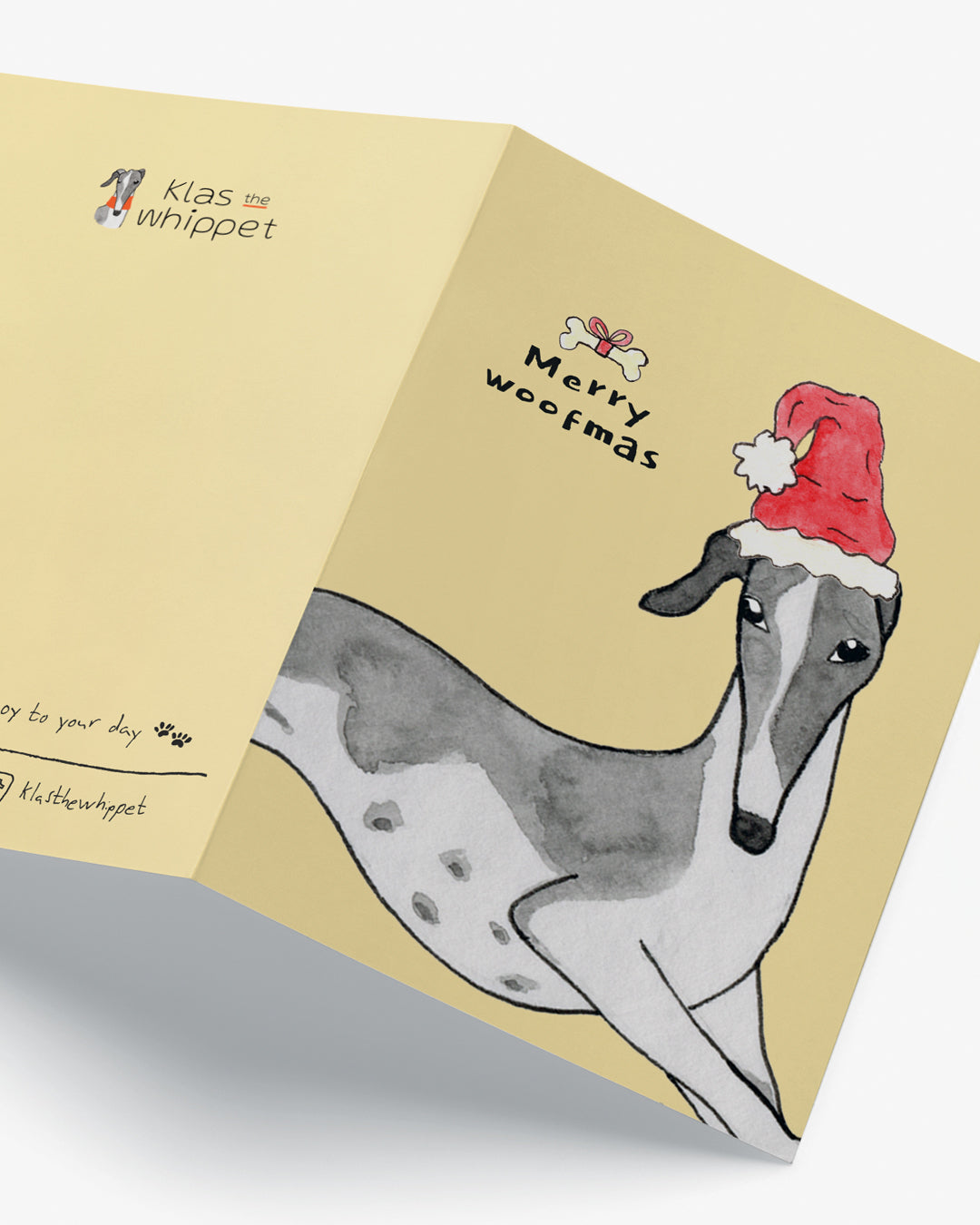 Merry woofmas - Whippet