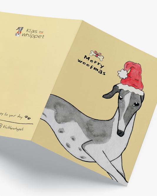 Merry woofmas - Whippet