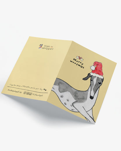 Merry woofmas - Whippet
