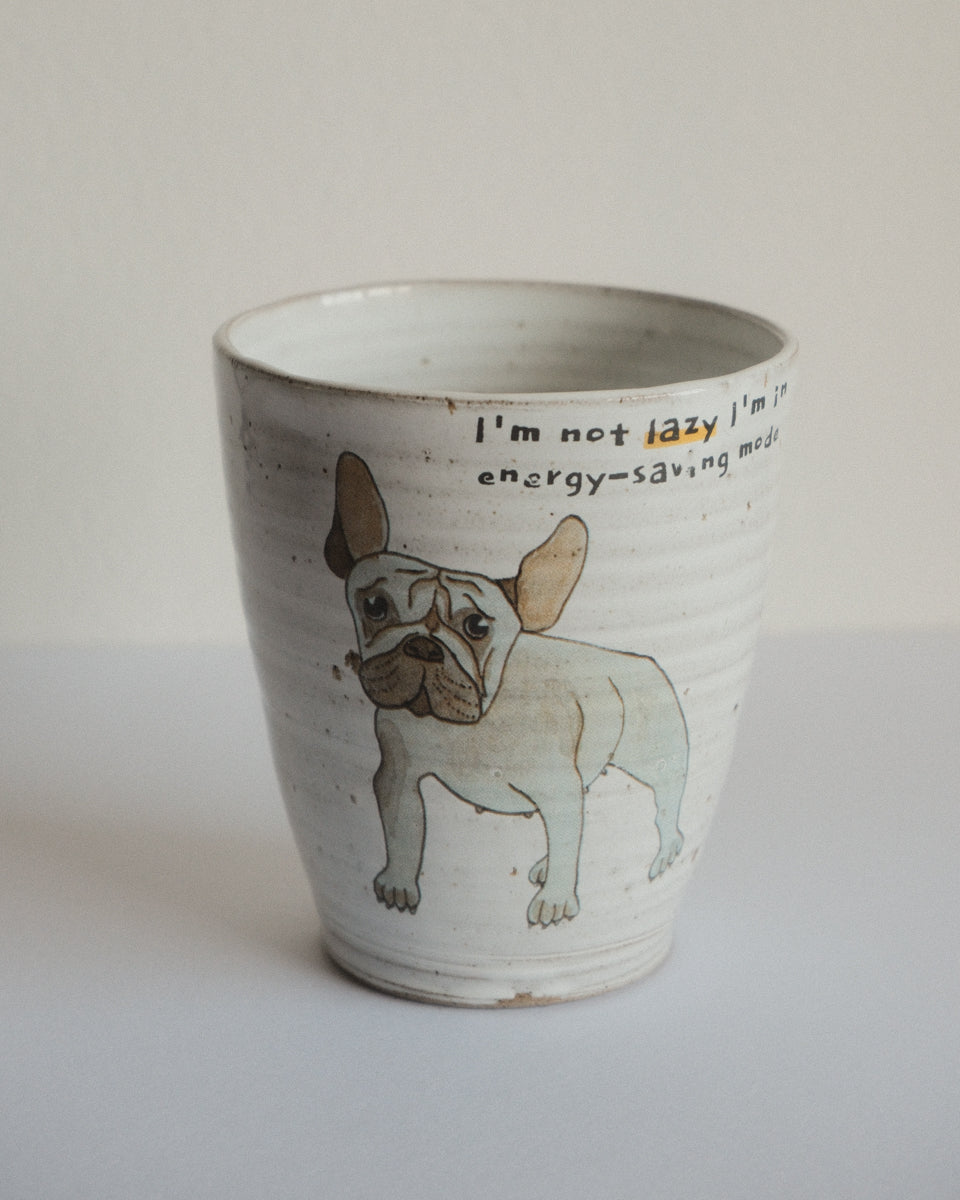 I’m not lazy – French bulldog