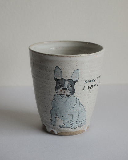 Sorry I’m late – French bulldog