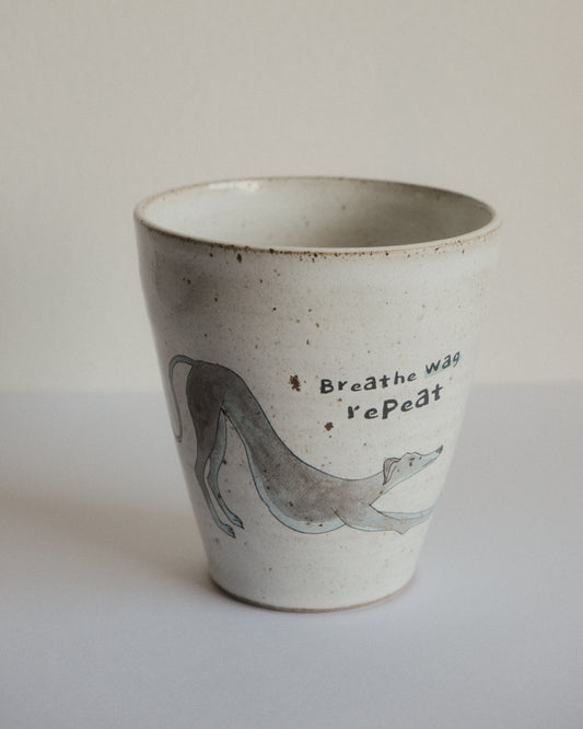 Breath, wag, repeat – Whippet