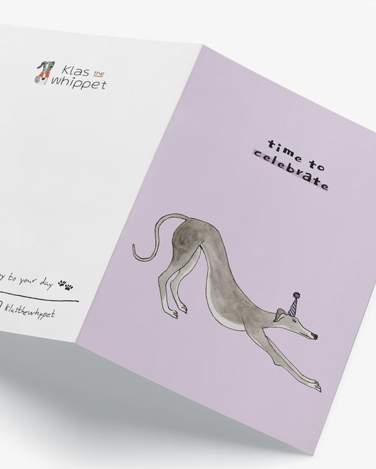 Time to celebrate - Whippet