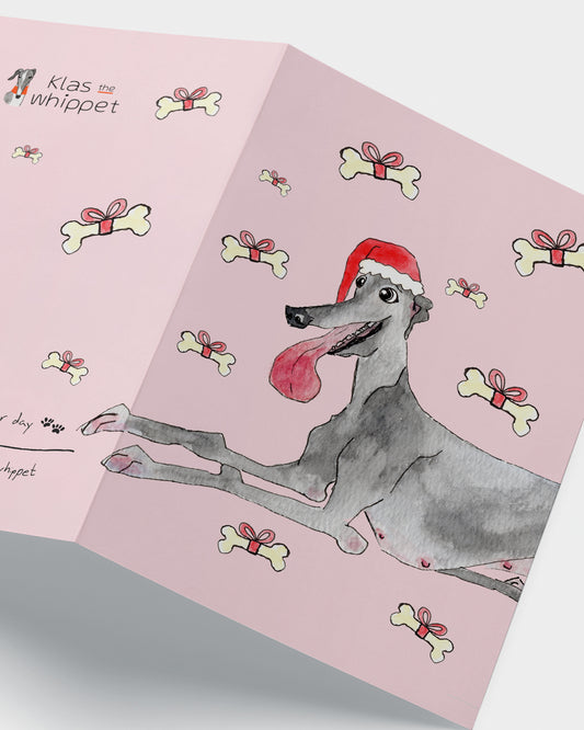 I wish for bones - Greyhound (X-mas edition)