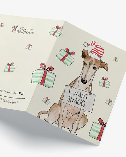 I want snacks - Whippet (X-mas edition)