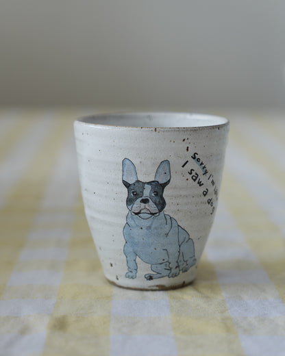 Sorry I’m late – French bulldog