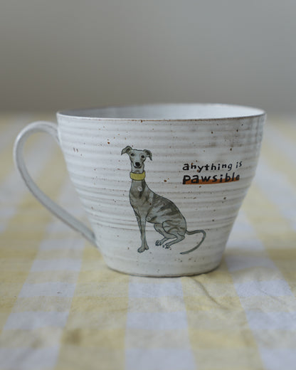 Anything is pawsible – Whippet