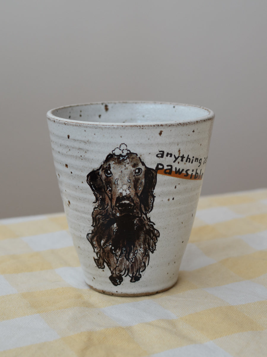 Anything is pawsible – Flatcoated Retriever