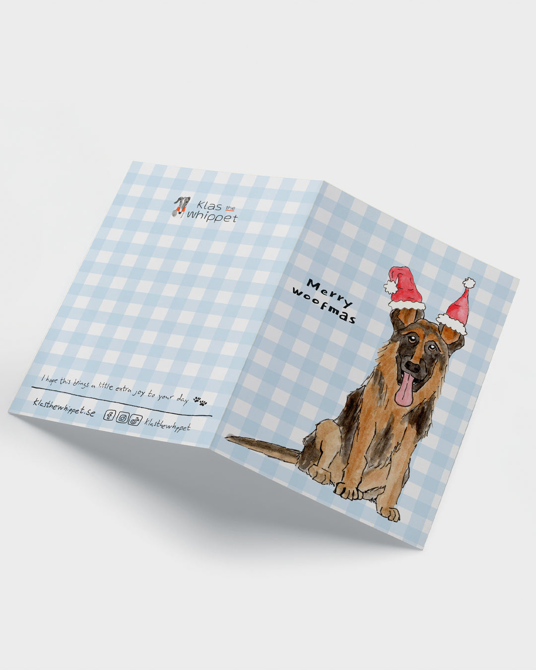 Merry woofmas - German Shepherd