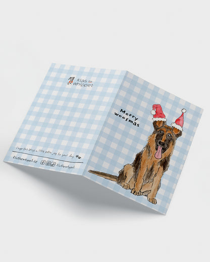 Merry woofmas - German Shepherd