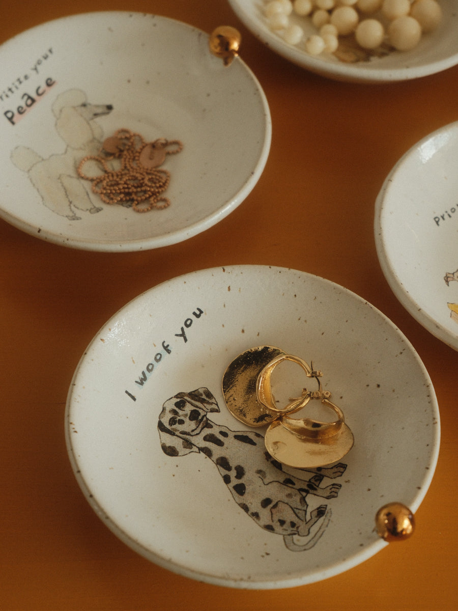 I woof you – Dalmatian – Trinket plate